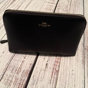 NWT | Coach Black Cosmetic  Bag